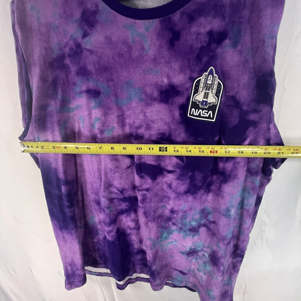 Old Navy NASA Space Shuttle Tie Dye T-Shirt Purple XXL Mens USA Graphic Tee - Picture 4 of 7